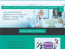 Tablet Screenshot of practiceadmin.com